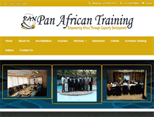 Tablet Screenshot of panafricant.com